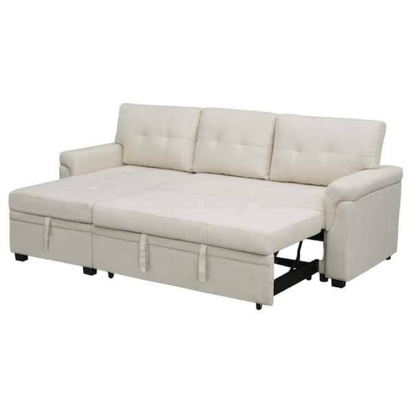 Reversible sofa deals chaise with storage