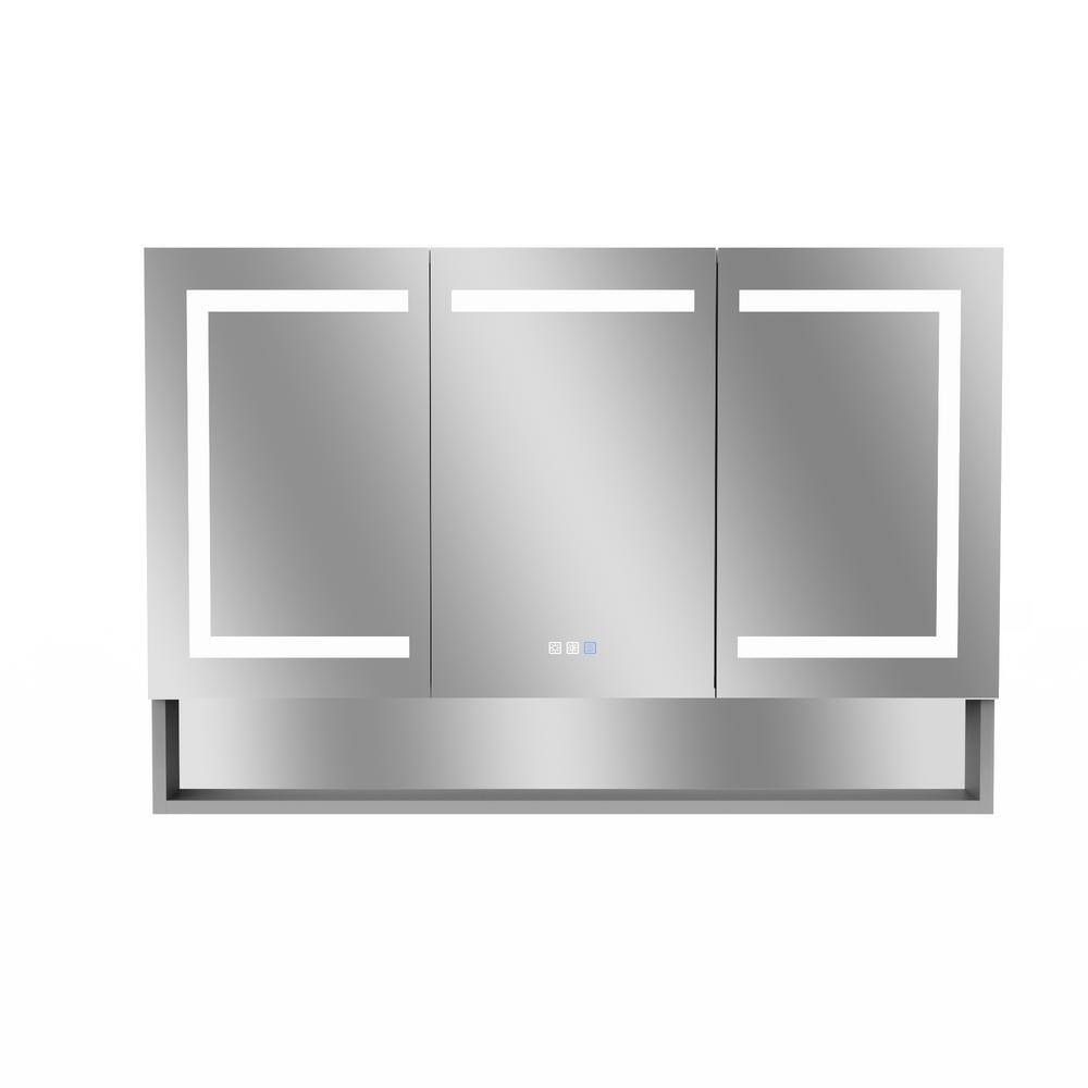 JimsMaison 48 In W X 32 In H Rectangular Aluminum Surface Recessed 
