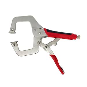 Massca 3 in. Heavy-Duty Face Locking Clamp with Swivel Pads