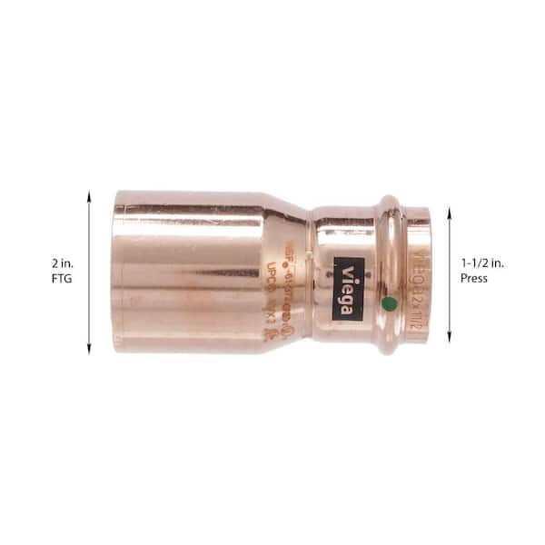 ProPress 2 in. FTG x 1-1/2 in. Press Copper Reducer