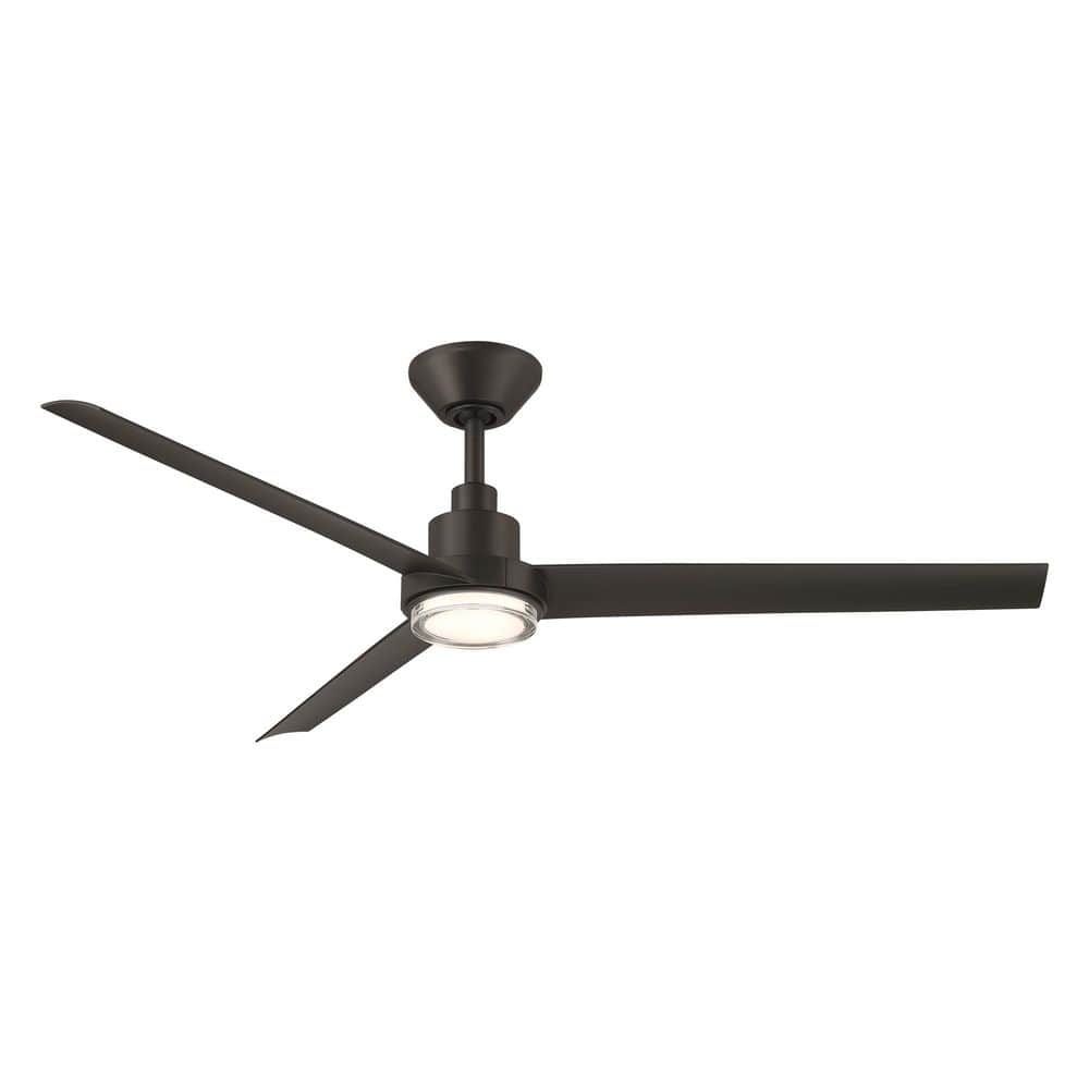 Bolo 62 in. Smart Indoor/Outdoor Bronze Standard Ceiling Fan Selectable CCT Integrated LED and Remote price history on PriceWatchPro