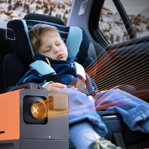 Diesel Air Heater All-in-1, 27,296 BTU 12-Volt 8-KW Bluetooth App LCD for Car RV Indoors Portable Space Heater