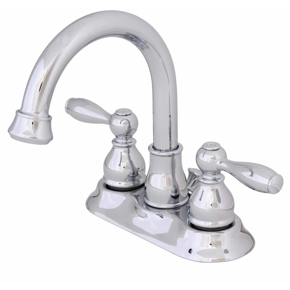 Premier Muir 4 in. Centerset 2Handle HighArc Bathroom Faucet in Chrome 3583687 The Home Depot