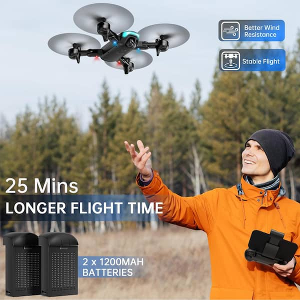 Vrbgify Drone with Camera for Adults Beginner Foldable 2
