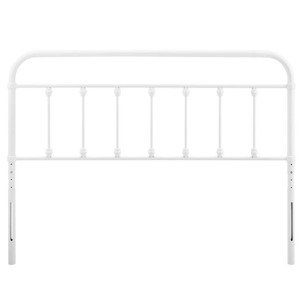 Modway Sage Queen Metal Headboard, White