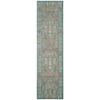 SAFAVIEH Valencia Steel Blue 2 ft. x 12 ft. Border Runner Rug VAL108S ...