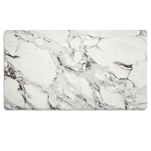 Cook N Comfort Marble Gray 20 in. x 36 in. Anti Fatigue Kitchen Mat