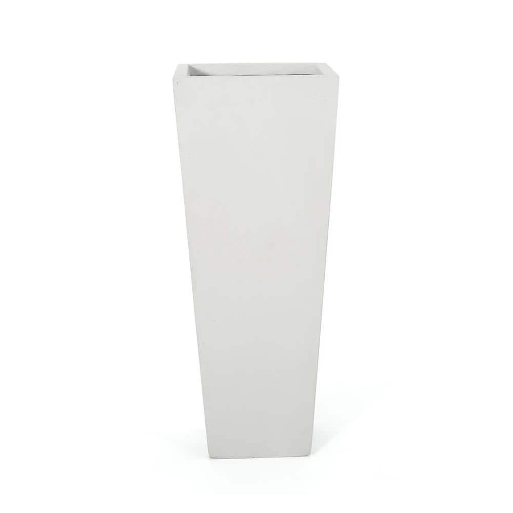 PVC Pots Matte White Magnesium Oxide Planter For Fruit and Flower Plant - O