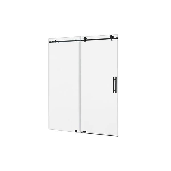Vanity Art 76 in. H x 60 in. W Frameless Soft Close Sliding Shower Door