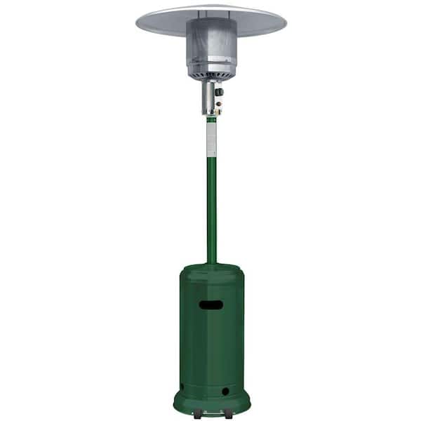 Garden Radiance 41,000 BTU Green and Stainless Steel Full Size Propane Gas Patio Heater