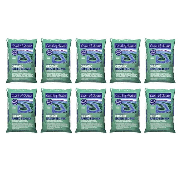 Unbranded Castine Blend Raised Bed Gardening Soil Mix, 1 cub. ft. (10-Pack)