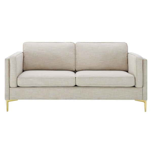 StyleWell Goodwin Mid-Century Modern Square Arm Fabric Sofa with