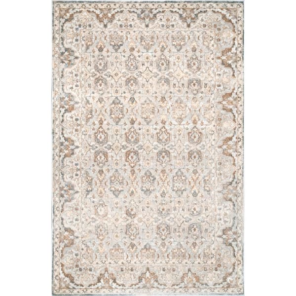 Vintage Delilah Traditional Beige 3 ft. x 5 ft. Area Rug