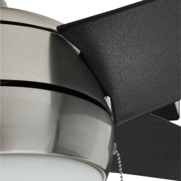 LED Brushed Nickel Ceiling Fan 