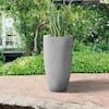 PLANTARA 24 in. H Tall Raw Concrete Planter, Large Outdoor Plant Pot ...