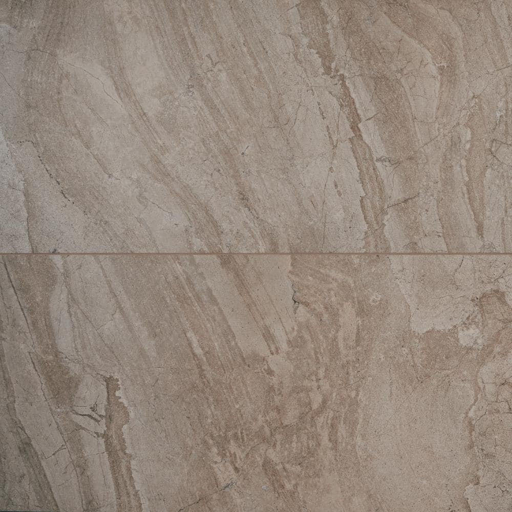 Large Format Mountain Beige Matte Porcelain Floor and Wall Tile