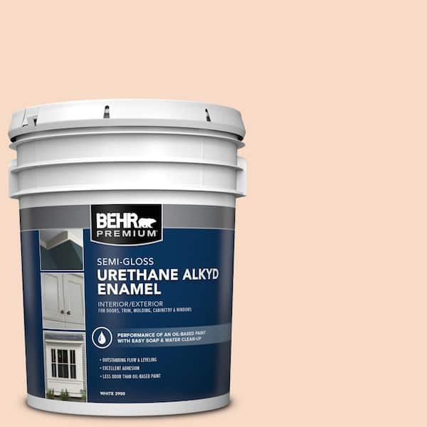 5 gal. #M210-2 Paper Heart Urethane Alkyd Semi-Gloss Enamel Interior/Exterior Paint