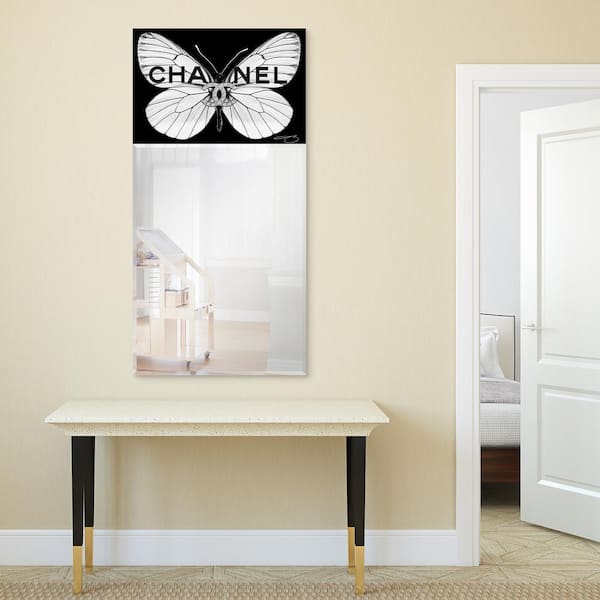 Empire Art Direct 48 in. x 24 in. CC Butterfly Rectangle Framed Printed  Tempered Art Glass Beveled Accent Mirror TAM-JP6060-4824T - The Home Depot