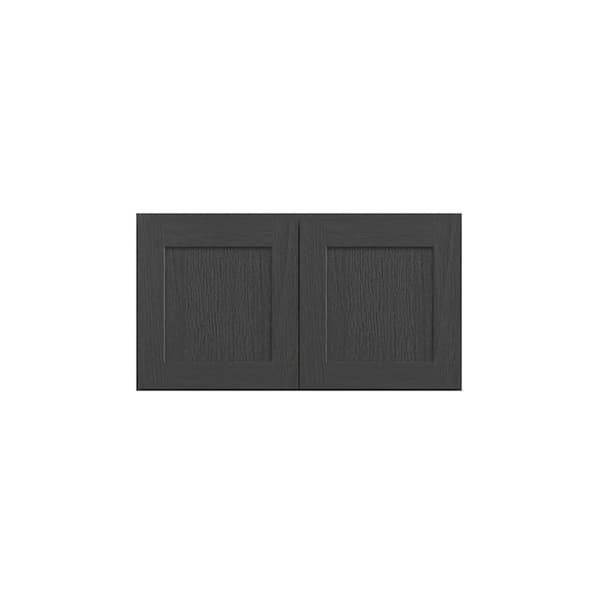 Jamestown Recessed 33 in. W x 18 in. H x 12 in. D in Espresso Plywood Assembled Wall Cabinet