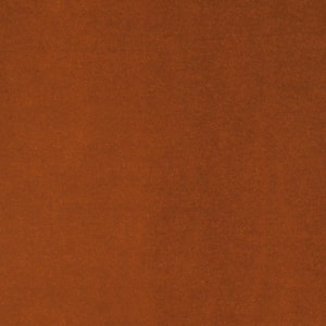 2x2 in. Burnt Orange Performance Velvet Fabric Swatch Sample