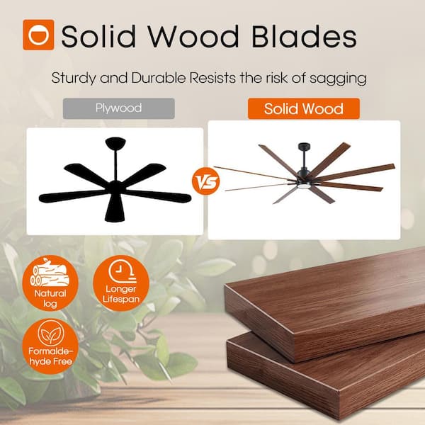 Sevenine Coastal 84 in. Indoor Matte Black Large Windmill