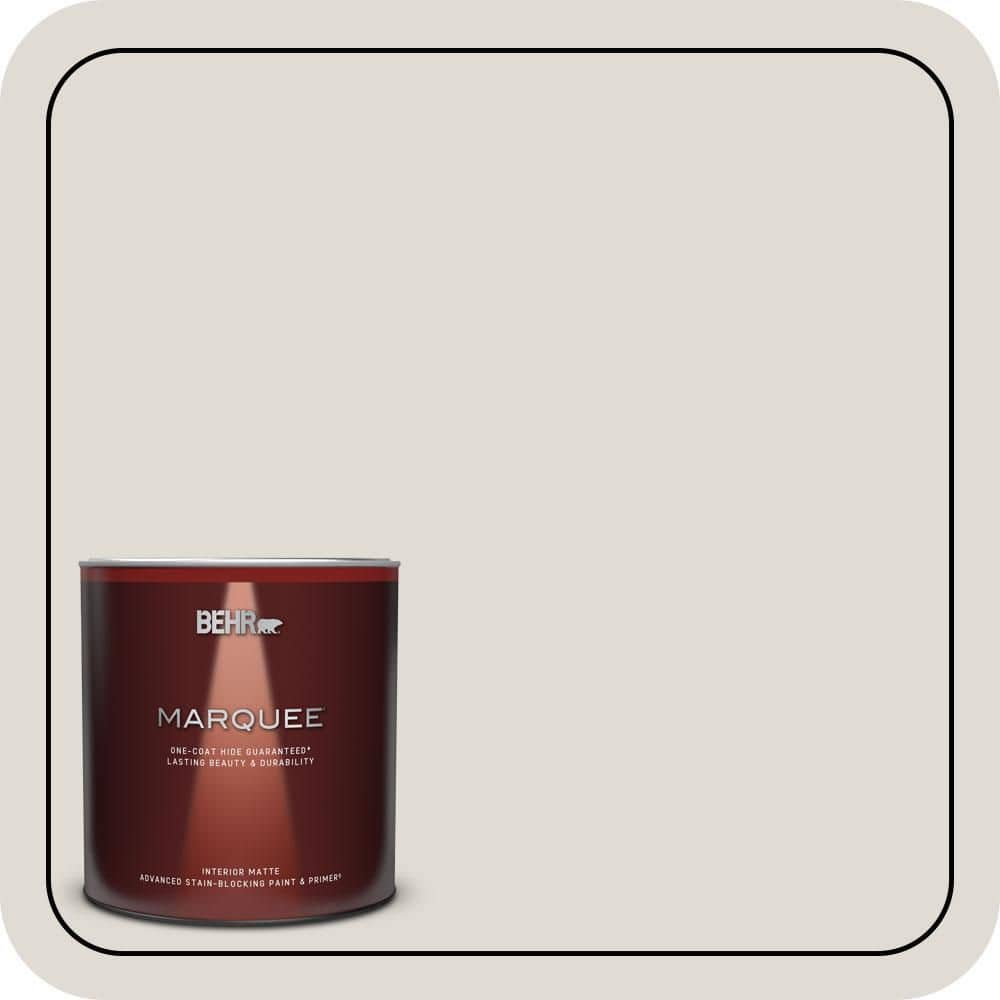 1 qt. #T13-2 Empire Porcelain Matte Interior Paint & Primer product image for price tracking