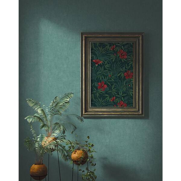 Riomar Teal Distressed Texture Vinyl Wallpaper Roll