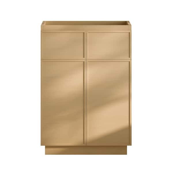 St. Tropez 24 in. Freestanding Bath Vanity Cabinet without Top in Natural Oak