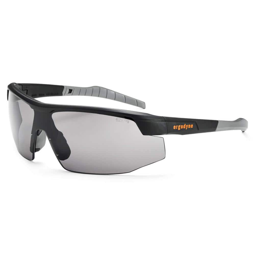 Ergodyne Skullerz Skoll Matte Black Anti-Fog Safety Glasses, Tinted Lens ANSI Certified