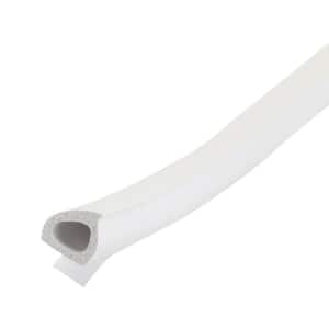PLATINUM™ 0.375 in. x 17 ft. White Silicone Rubber Window Seal for Ex-Large Gaps Weatherstrip Roll