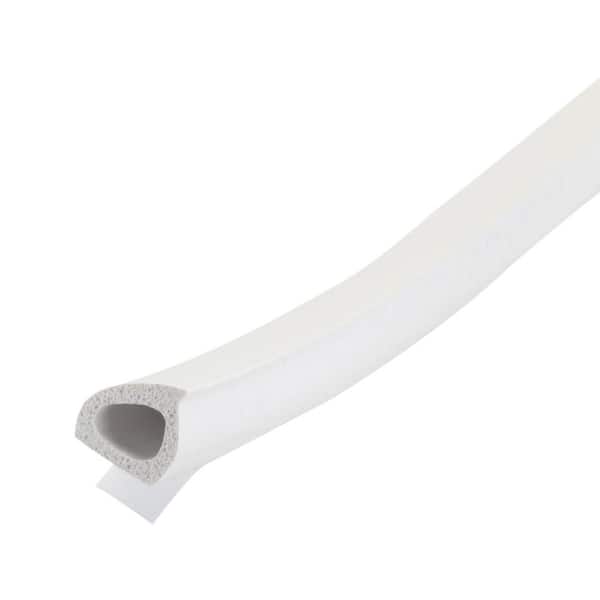 PLATINUM™ 0.375 in. x 17 ft. White Silicone Rubber Window Seal for Ex-Large Gaps Weatherstrip Roll