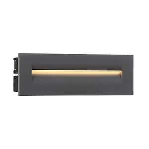 Odia 1 -Light Graphite Grey Outdoor Integrated LED Wall Lantern Sconce