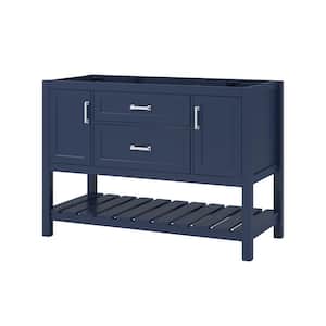 Lawson 48 in. W x 21-1/2 in. D x 34 in. H Bath Vanity Cabinet without Top in Aegean Blue