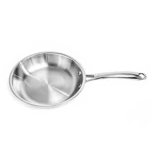 Professional 8 in. Tri-Ply 18/10 Stainless Steel Frying Pan
