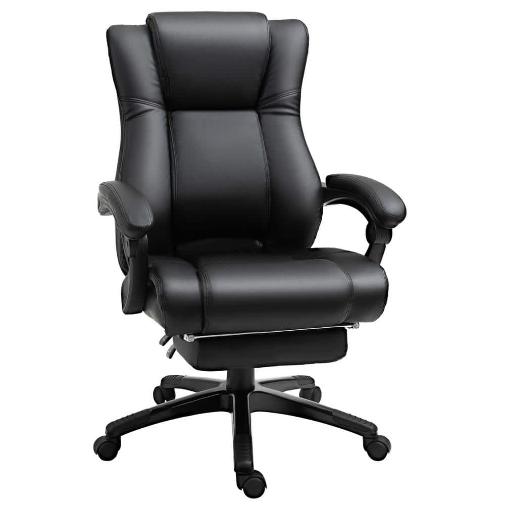 Adjustable High Back Swivel Office Chair Leather Ergonomic Computer Desk Seat 