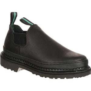 Men's Romeo Non Waterproof 4 Inch Work Boots - Soft Toe - Black Size 9(W)