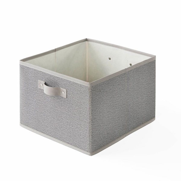 neatfreak 871 in. H x 11.811 in. W x 12.598 in. D Gray Fabric Cube Storage Bin