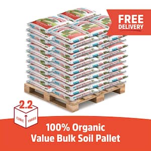 Organic Bulk Raised Bed Soil Pallet (60 1 cu.ft. Bags)