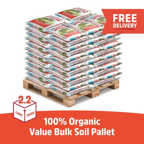Back to the Roots Organic Bulk Raised Bed Soil Pallet (60 1 cu.ft. Bags)