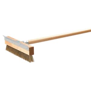 10 in. Replacement Head Pizza Oven Brush with Scraper (Case of 12)