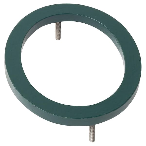 Montague Metal Products 4 in. Hunter Green Aluminum Floating or Flat Modern House Number 0