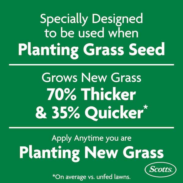 Turf Builder 15 lbs. 5,000 sq. ft. Starter Dry Lawn Fertilizer for New Grass, Use When Planting Seed
