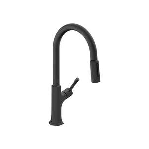 Locarno Single-Handle Pull Down Sprayer Kitchen Faucet in Matte Black