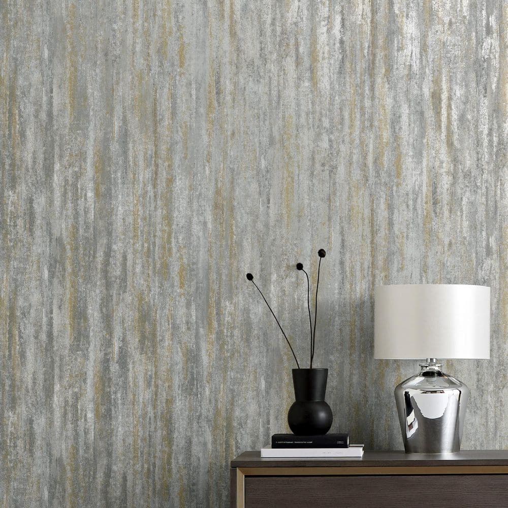 Belen Grey Textured Stripe Wallpaper Sample price history on PriceWatchPro
