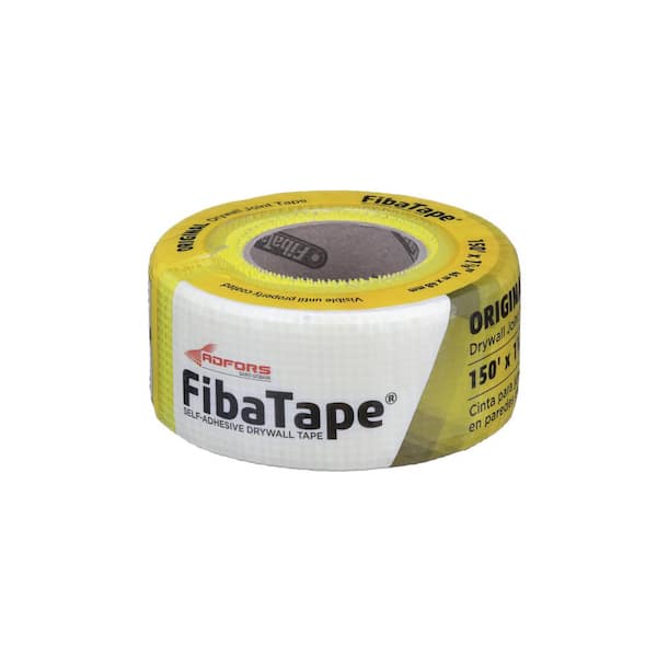 Saint-Gobain ADFORS FibaTape Standard Yellow 1-7/8 in. x 150 ft. Self-Adhesive Mesh Drywall Joint Tape