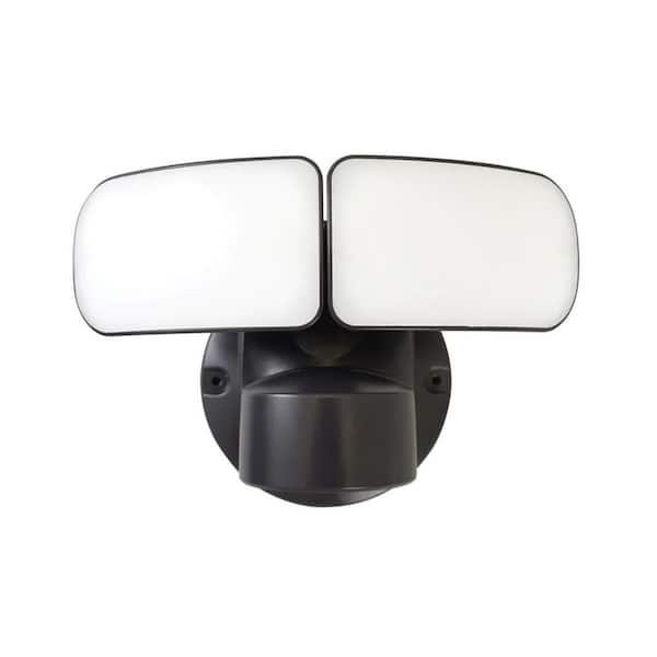 2200 Lumen LED Switch Operated Security Light - Black(1-Pack)