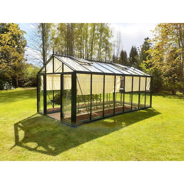 Exaco Royal Victorian VI36 10 ft. x 20 ft. Greenhouse Green Glass