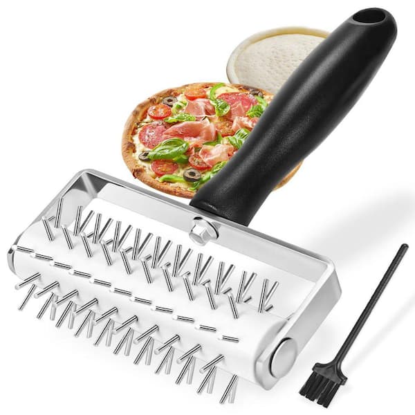 Pizza Dough Docker Stainless Steel Spike Roller Tool Prevents