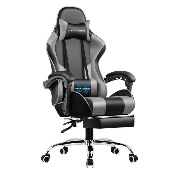 Lucklife Gaming Chair Computer Chair with Footrest and Lumbar Support