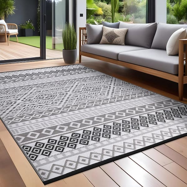 Beverly Rug Lightweight Geometric Whi...
